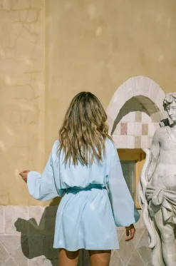 Dresses|SABO Aioki Corset Dress-Azure