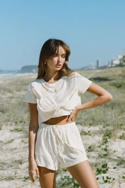 Sets|SABO Alchemy Shorts-Cream