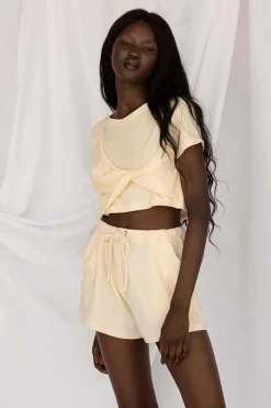 Sets|SABO Alchemy Shorts-Cream