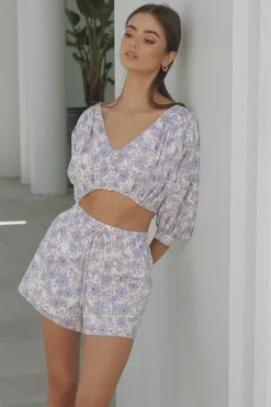 Sets|SABO Alita Shorts-Lavender