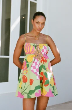 Dresses|SABO Allie Babydoll Dress-Vaso Verde