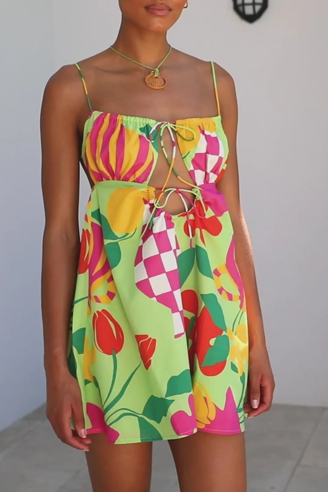 Dresses|SABO Allie Babydoll Dress-Vaso Verde