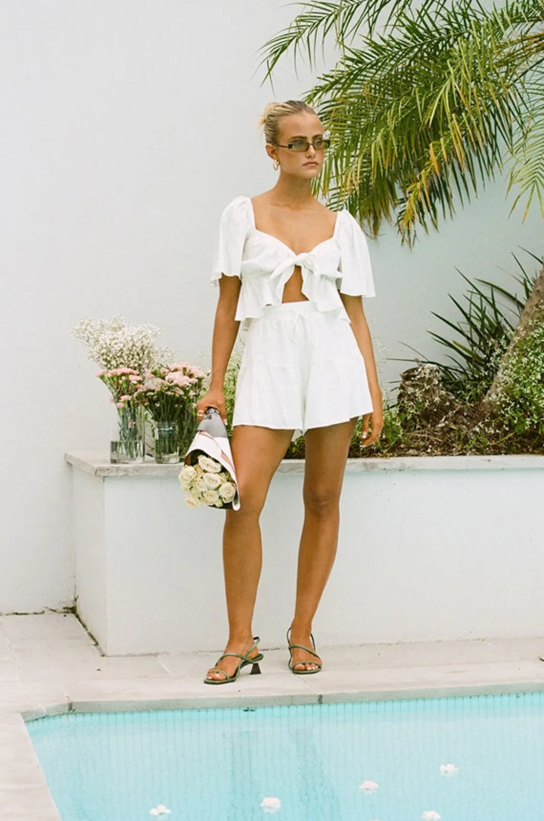 Sets|SABO Allura Shorts-White