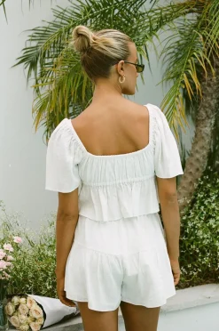 Sets|SABO Allura Top-White