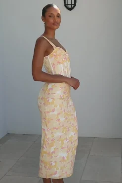 Sets|SABO Aneke Corset Top-Smudge Ditsy