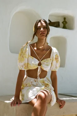 Dresses|SABO Aquaria Dress-Lemon Bouquet