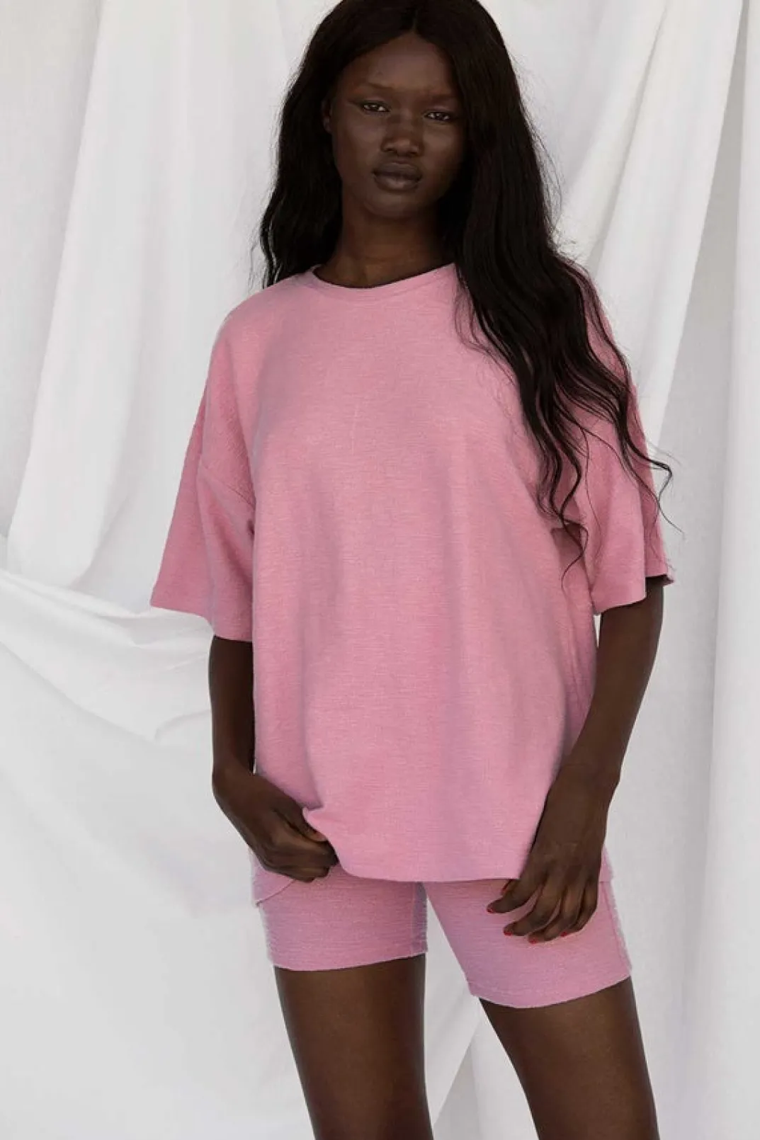 Sets|SABO Archer Tee-Grainy Pink