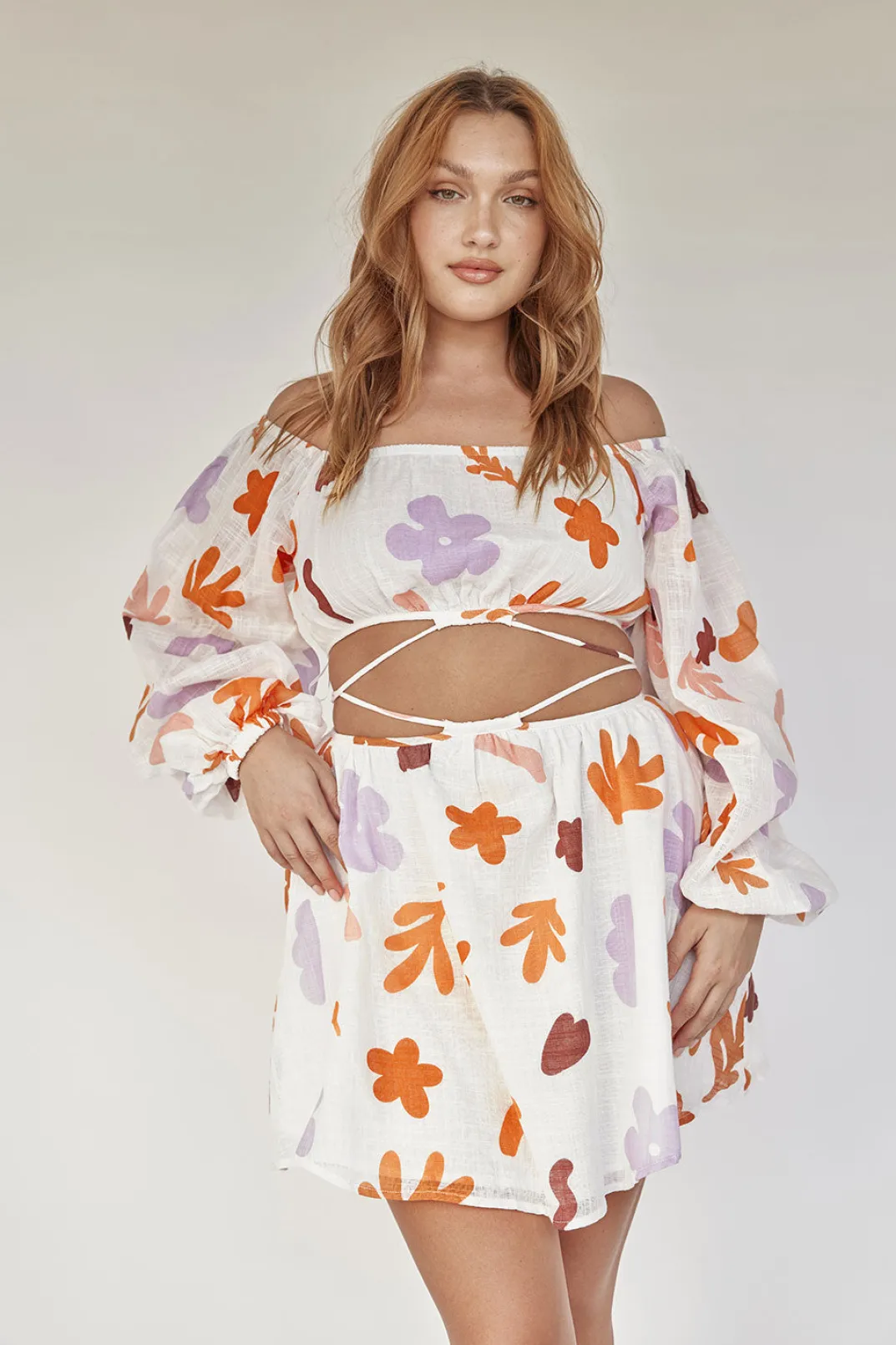 Dresses|SABO Avie Off Shoulder Dress-Autumn