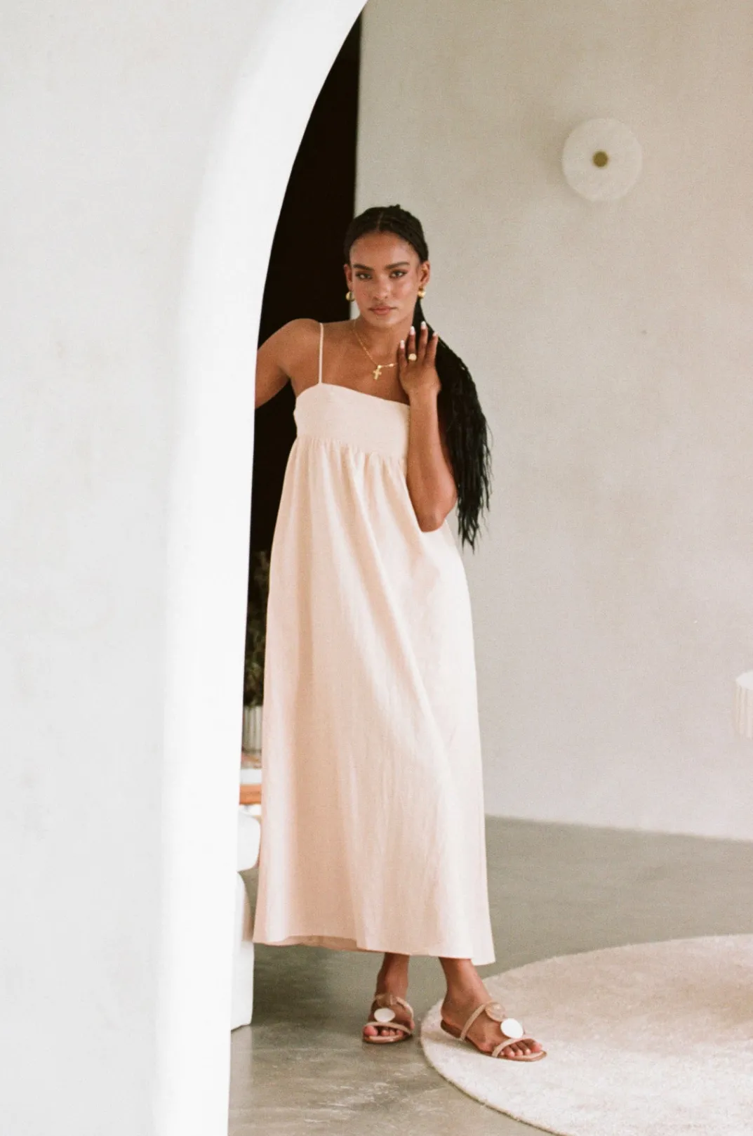 Dresses|SABO Azaria Dress-Tan