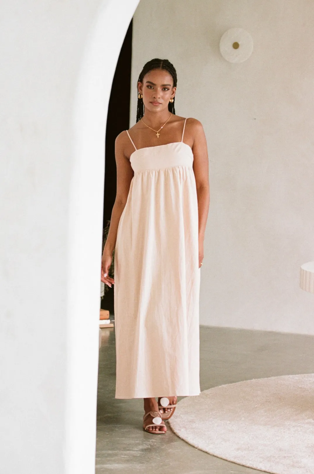 Dresses|SABO Azaria Dress-Tan