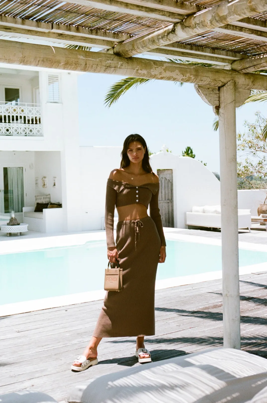 Sets|SABO Briana Maxi Skirt-Mocha