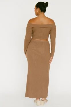 Sets|SABO Briana Maxi Skirt-Mocha