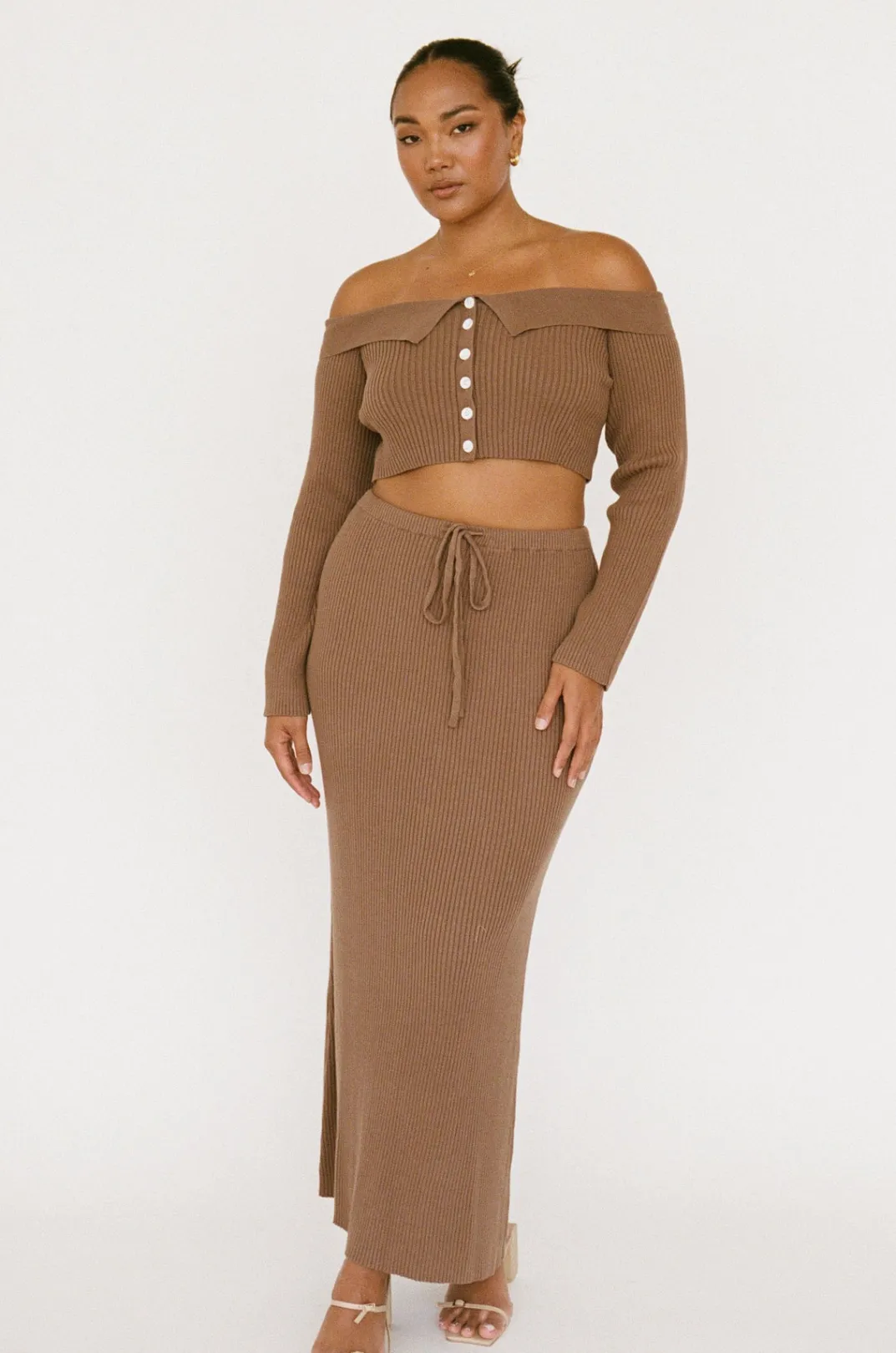 Sets|SABO Briana Top-Mocha