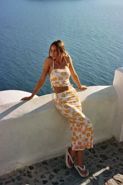 Sets|SABO Celina Skirt-Smudge Floral