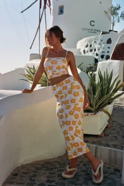 Sets|SABO Celina Skirt-Smudge Floral