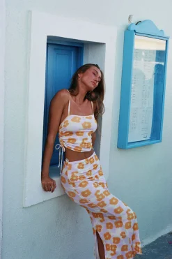 Sets|SABO Celina Skirt-Smudge Floral