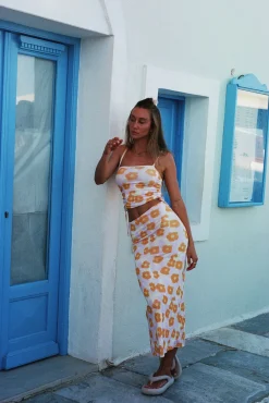 Sets|SABO Celina Skirt-Smudge Floral