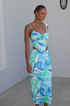 Sets|SABO Celyna Corset Top-Swirl