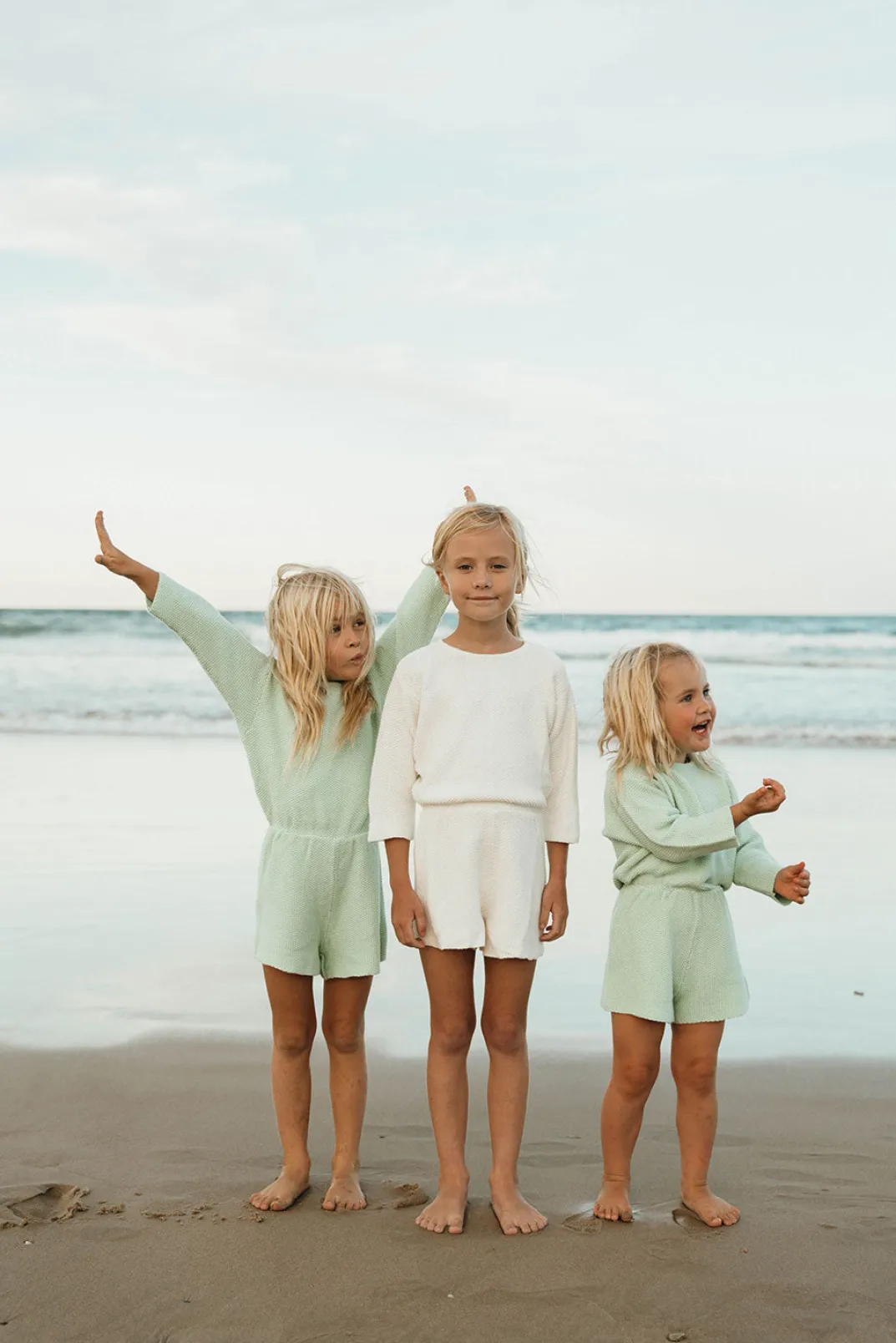 Mini|SABO Charli Mini Knit Playsuit-Mint