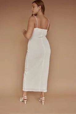 Dresses|SABO Charlina Midi Dress-White