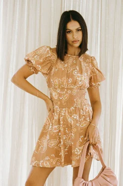 Dresses|SABO Charlize Shirred Dress-Paisley