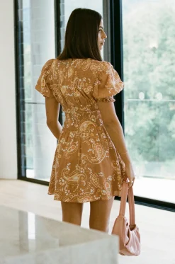 Dresses|SABO Charlize Shirred Dress-Paisley