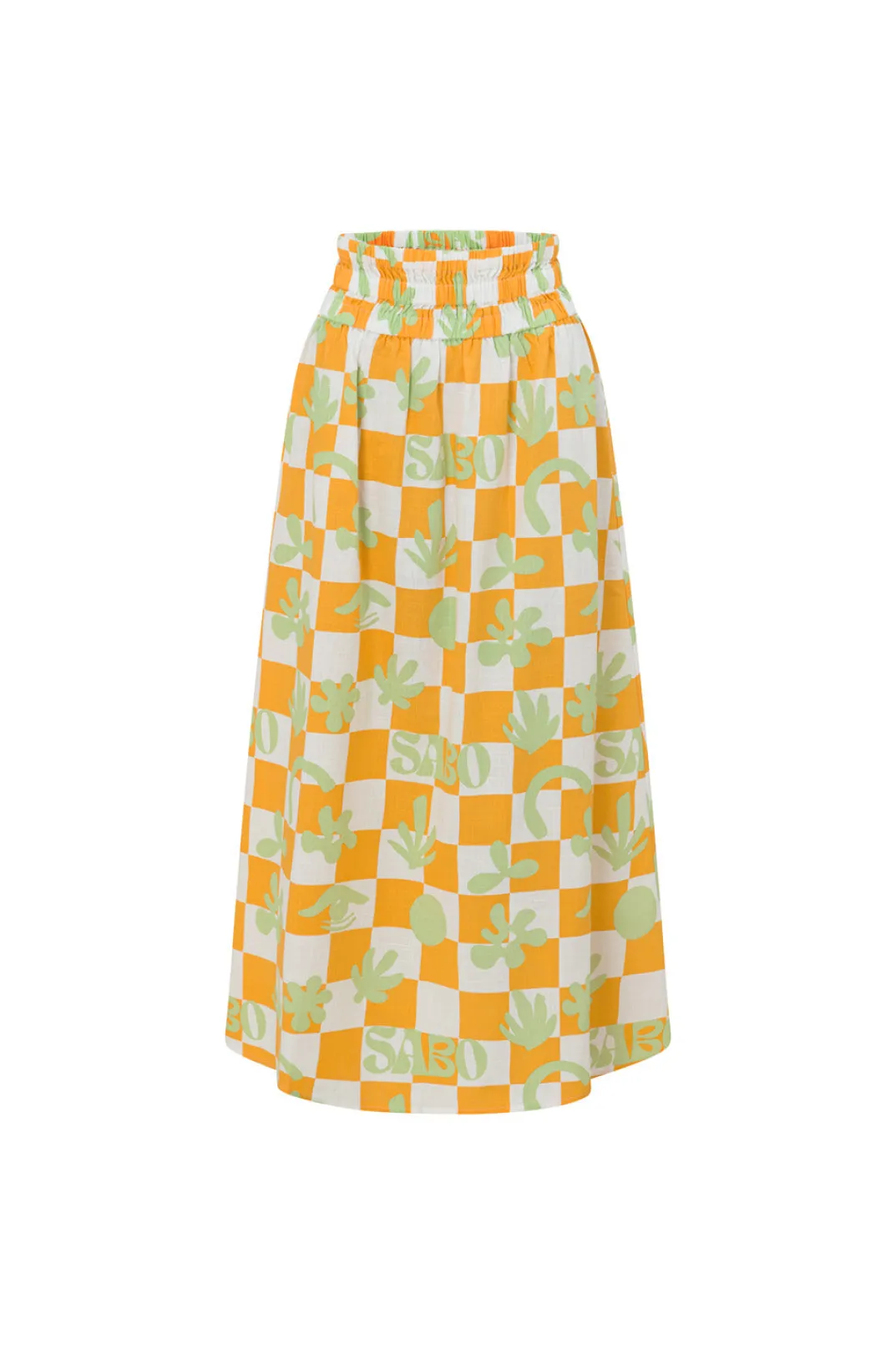 Sets|SABO Cooper Midi Skirt- Checkerboard