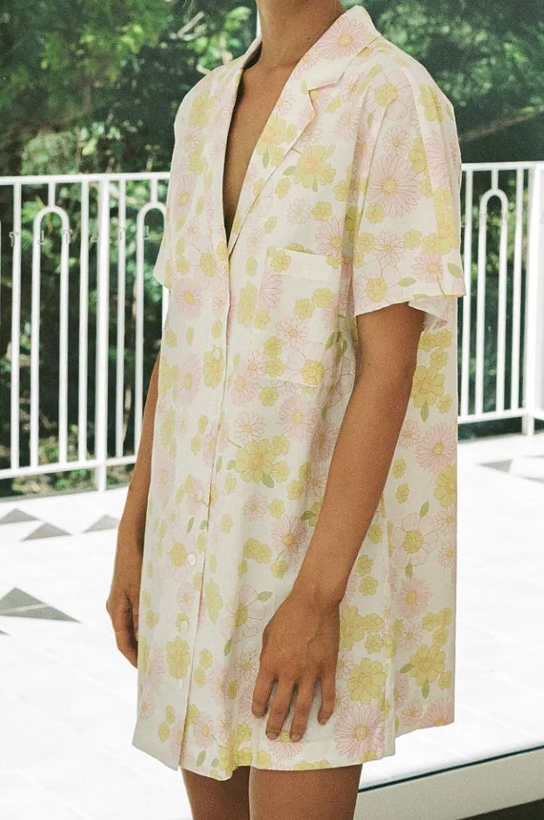 Dresses|SABO Cosy Shirt Dress-Floral