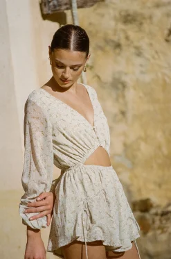 Playsuits|SABO Dharma Playsuit-Hibiscus