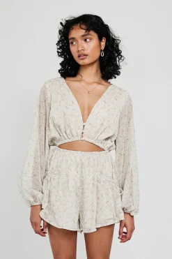 Playsuits|SABO Dharma Playsuit-Hibiscus