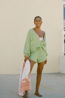 Sets|SABO Ellis Shorts-Green Cable