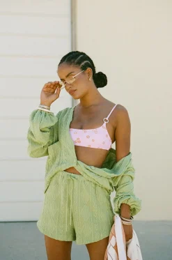 Sets|SABO Ellis Shorts-Green Cable