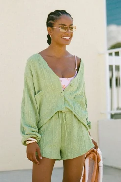 Sets|SABO Ellis Shorts-Green Cable