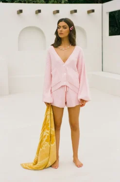 Sets|SABO Ellis Shorts-Pink