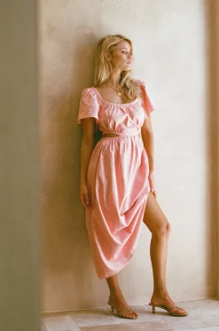 Dresses|SABO Ezzy Midi Dress-Pink