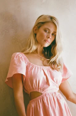 Dresses|SABO Ezzy Midi Dress-Pink