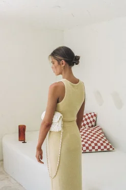 Sets|SABO Heather Knit Top-Yellow