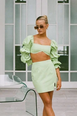 Sets|SABO Jade Skirt-Green