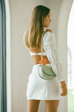 Sets|SABO Jade Top-White