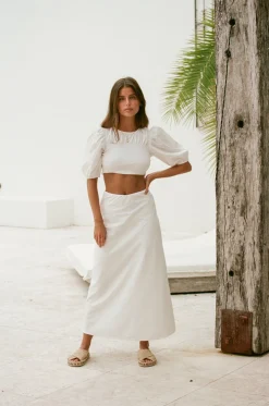 Sets|SABO Jayde Shirred Top