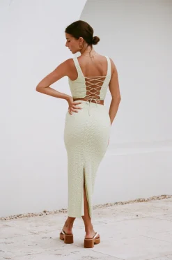 Sets|SABO Jhoselle Lace Up Top-Green