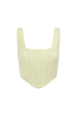 Sets|SABO Jhoselle Lace Up Top-Green