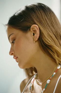 Earrings|SABO 18K Layton Drop Chain Earrings