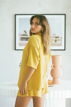 Sets|SABO Kase Shorts-Mustard