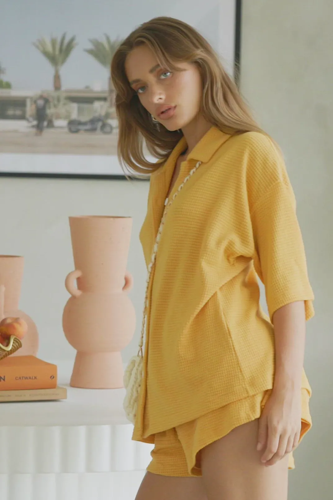 Sets|SABO Kase Shorts-Mustard