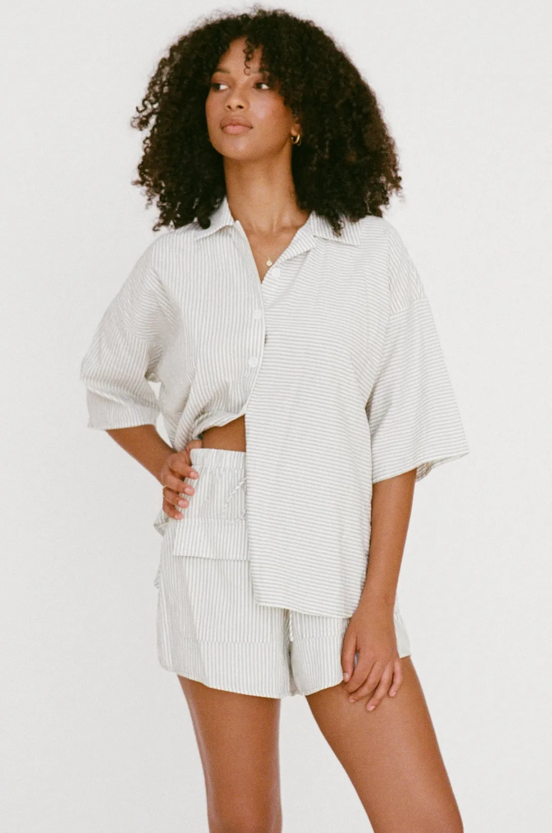 Sets|SABO Kase Shorts-Sea Foam