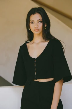 Sets|SABO Keely Top-Black