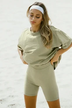 Sets|SABO Khaki Bike Shorts