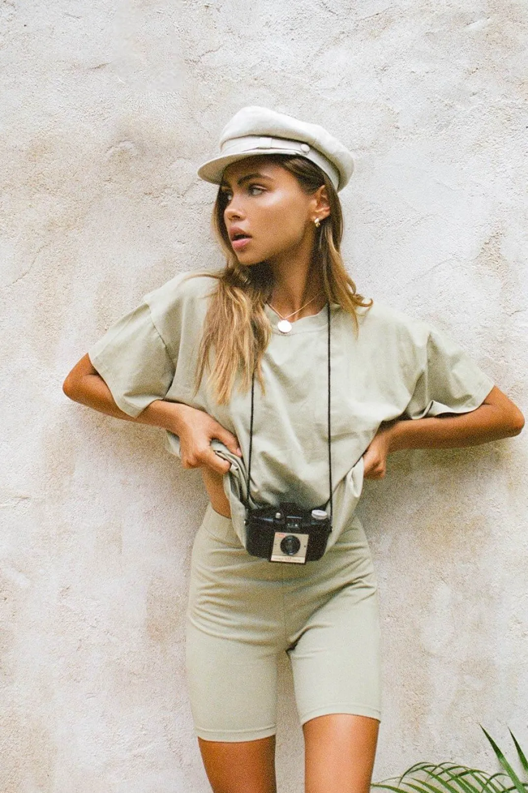 Sets|SABO Khaki Bike Shorts