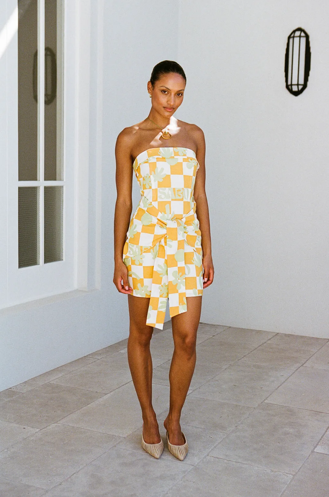 Dresses|SABO Kingsley Dress- Checkerboard